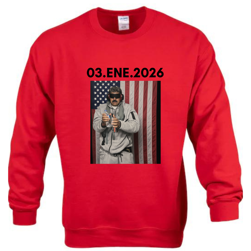 Maduro captured sweatshirt, free Venezuela supporters gift