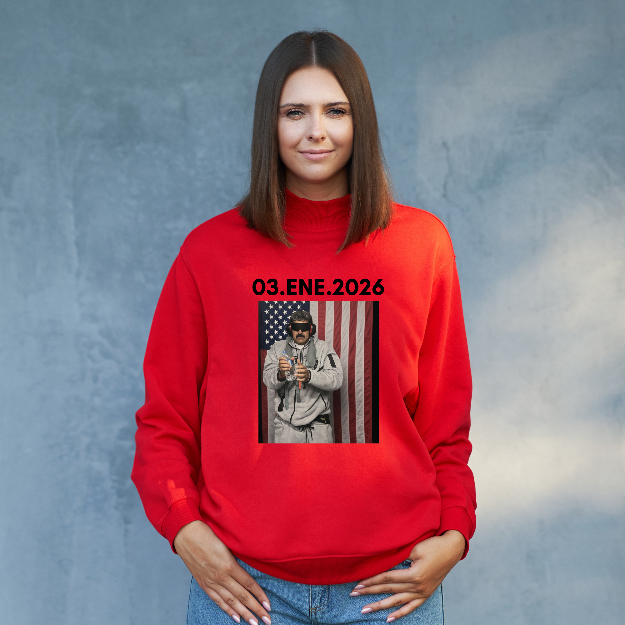 Maduro captured sweatshirt, free Venezuela supporters gift