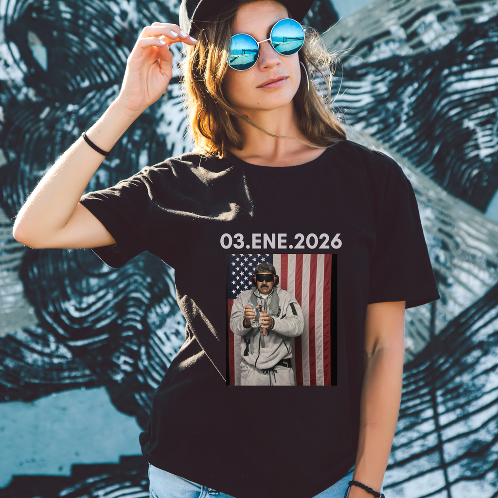 Maduro captured T-shirt, free Venezuela