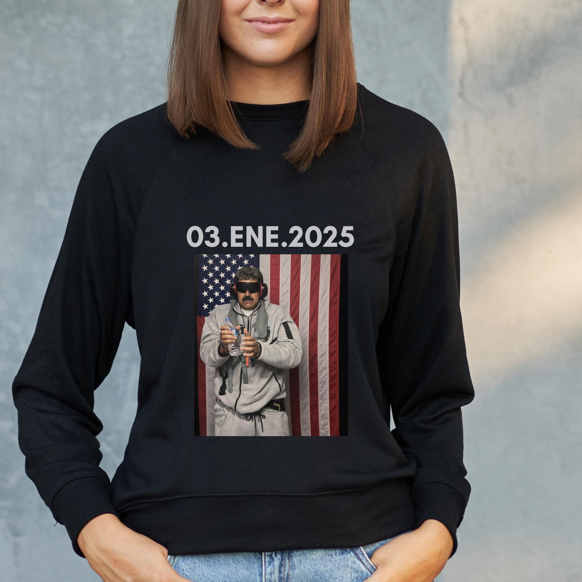 Maduro captured sweatshirt, free Venezuela supporters gift