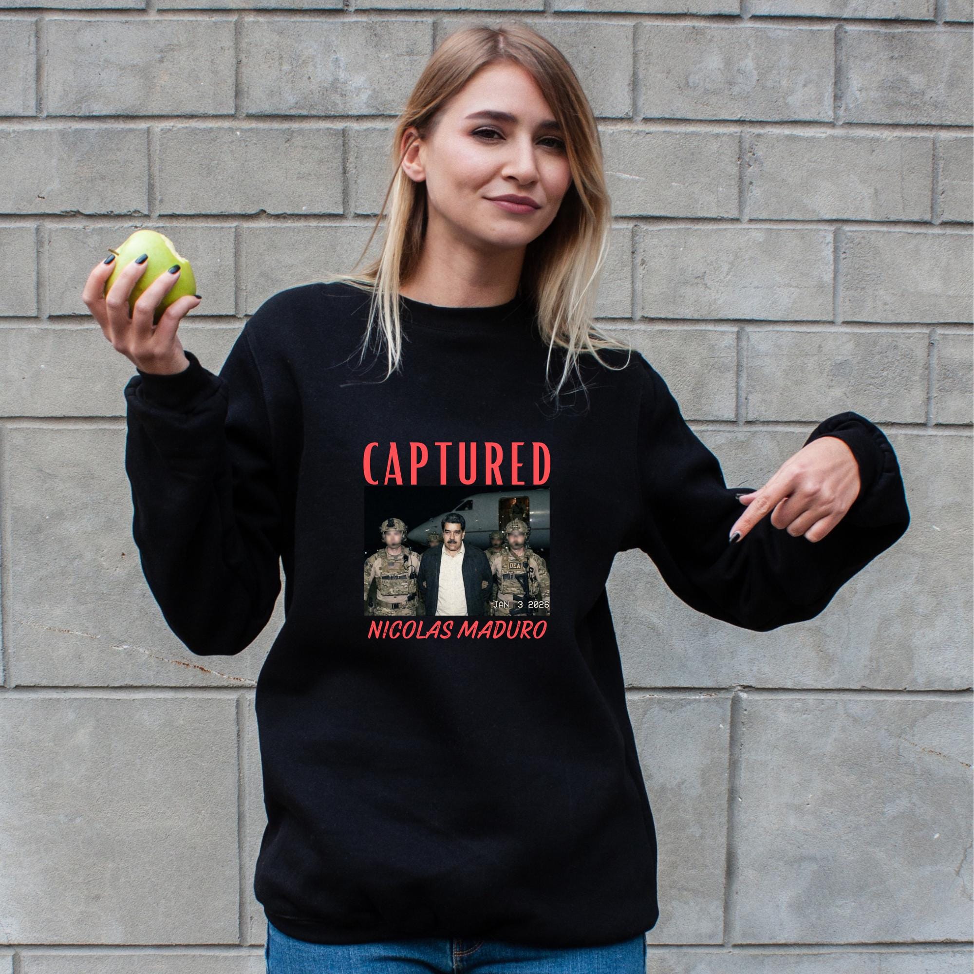 Maduro captured sweatshirt