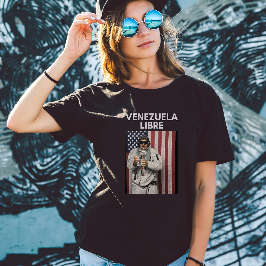 Maduro captured T-shirt,Venezuela Libre