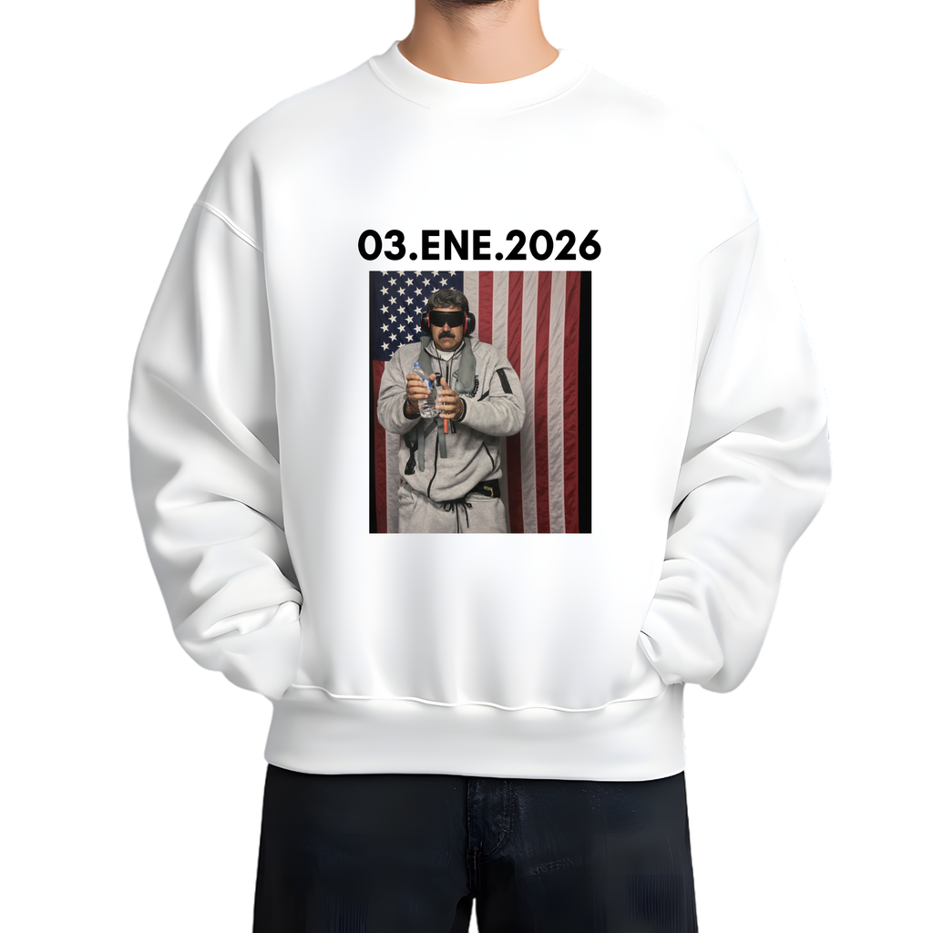 Maduro captured sweatshirt, free Venezuela supporters gift