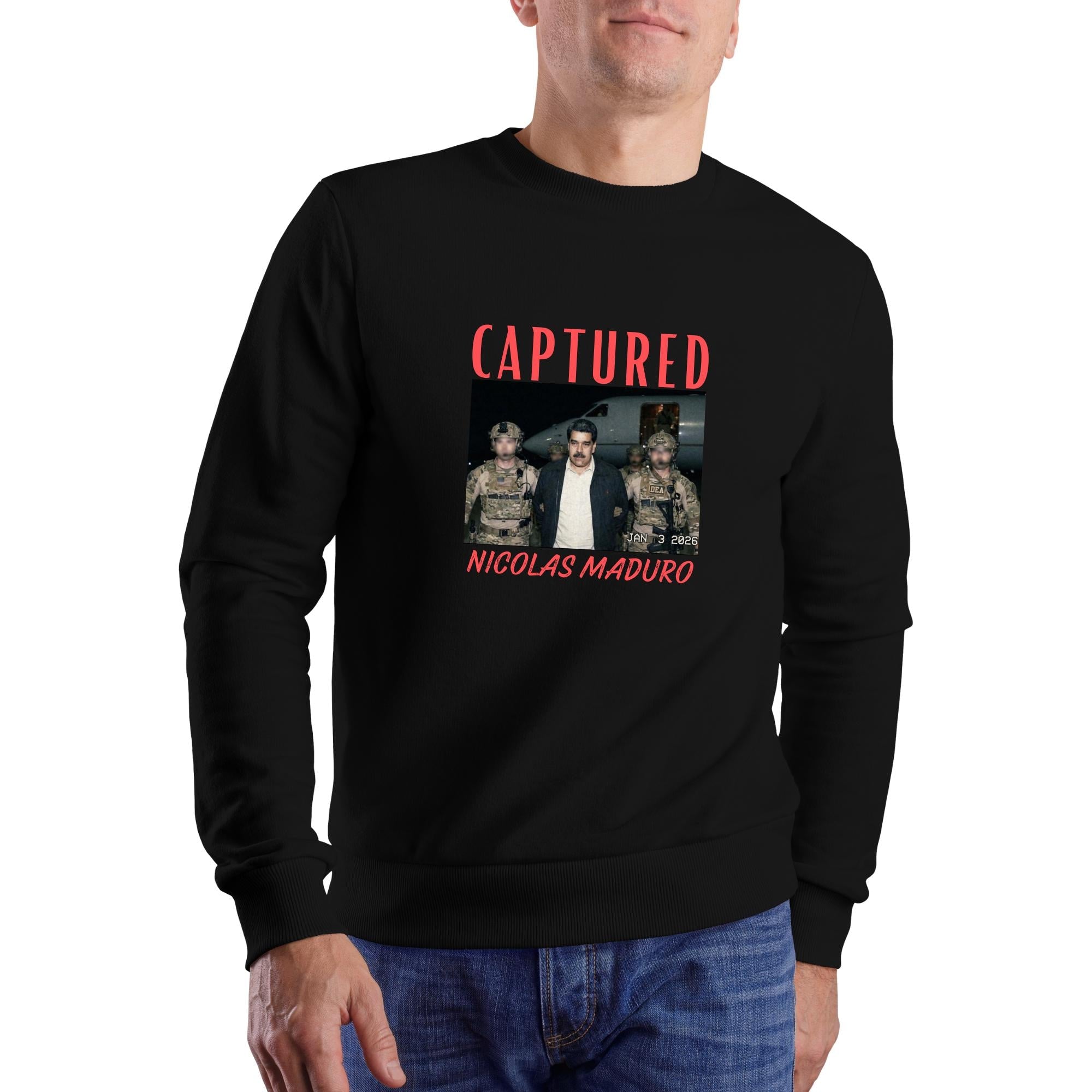 Maduro captured sweatshirt