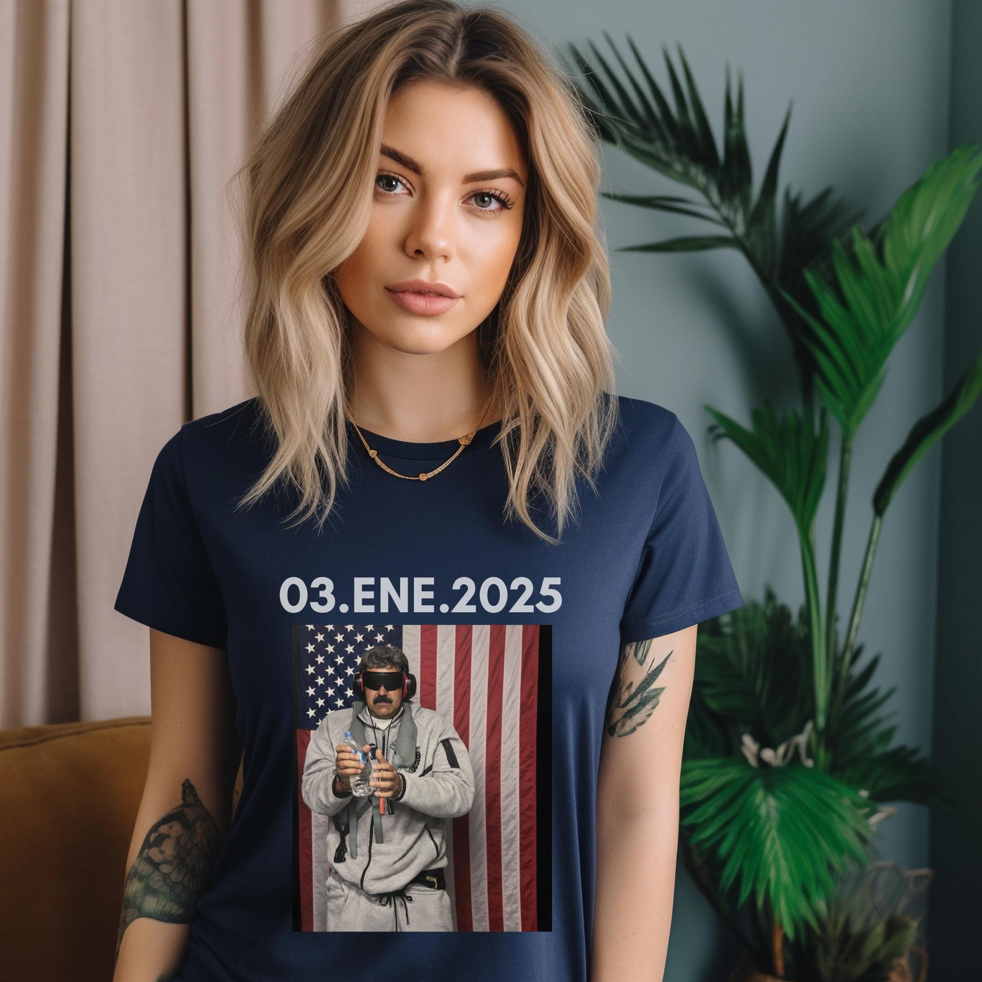 Maduro captured T-shirt, free Venezuela