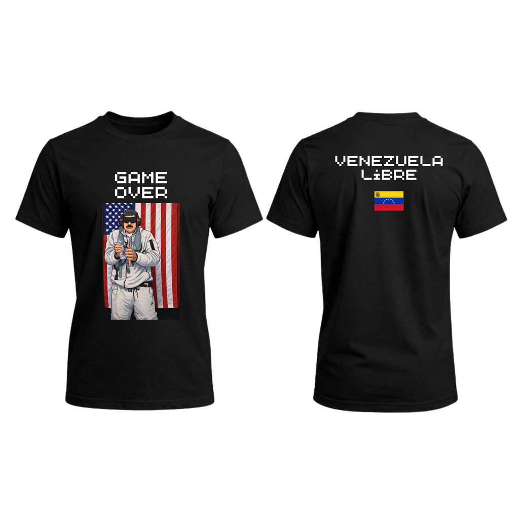 Maduro captured T-shirt, free Venezuela Game Over